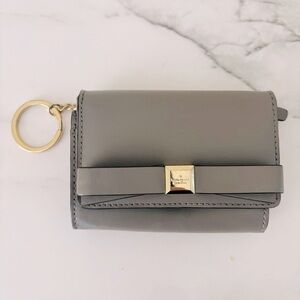 Kate Spade Gray Wallet with‎ Gold Accents